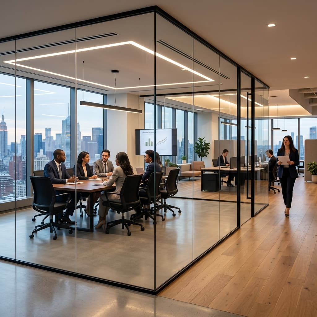 Frameless Corporate Partitions